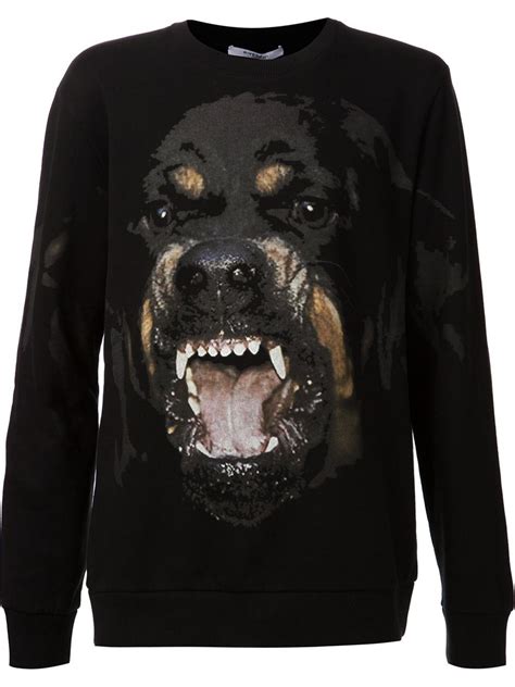 givenchy rottweiler black sweatshirt|Givenchy rottweiler shirt price.